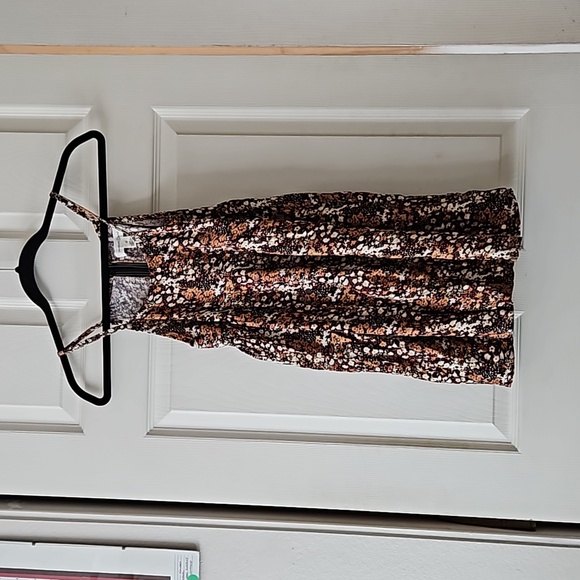 Treasure and Bond, Strappy Girls Romper, Brownish Flowers,Size 12 ,NWOT - Picture 1 of 8